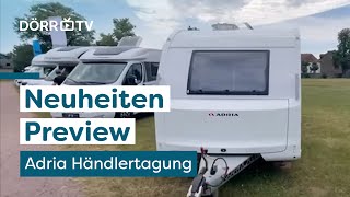 Adria Neuheiten  Entdeckt die aktuellen Wohnmobile Camper Vans und Wohnwagen von Adria Mobil [upl. by Margie]