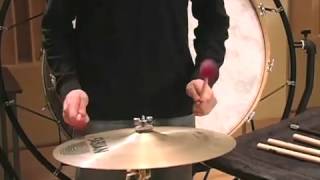 Suspended Cymbal 1 Selection and Techniques  Vic Firth Percussion 101 [upl. by Xuagram968]