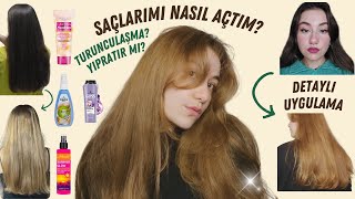 EVDE SAÇ RENGİNİ AÇ Saç Açıcı Sprey Kullanımı I Palette Loreal Sunkiss Urban Care Summer Glow [upl. by Hollah]