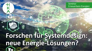 FORSCHUNG für die Energiewende  Was ist wichtig  Erneuerbare Energien  Elektrotechnik [upl. by Sig372]