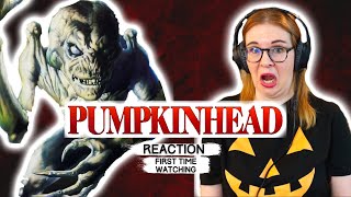 PUMPKINHEAD 1988 MOVIE REACTION FIRST TIME WATCHING [upl. by Arbuckle]