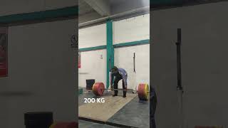 200 KG Deadlift 78bw deadlift bodybuilding powerlifting powerbuilding gym [upl. by Gearalt]