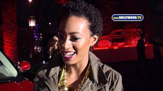 Solange Knowles Brags About Her New Range Rover Evoque [upl. by Gadmann873]