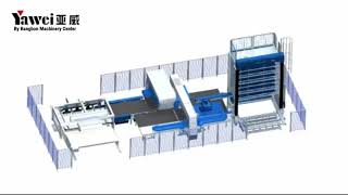 Yawei Punch amp shear combi system with strorage By Bangbon Machinery [upl. by Varin]