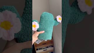 From yarn to cactus 🧶🌵 Watch this sweet little desert friend come to life crochetpillow [upl. by Durning]