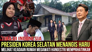 Tangis Presiden Korea Selatan Pecah Ketika Tiba di Rumah Megawati Hangestri [upl. by Mauceri513]