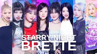 BRETTE 비리트 STARRY NIGHT PERFORMANCE VER WEFIFTYFIFTY [upl. by Nonez]