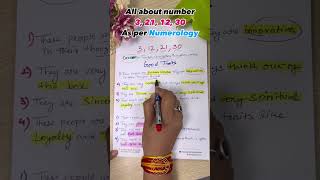 Numerology Number 3 Personality Traits  numerology viral numerologia [upl. by Ciprian]