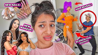 BASIC BTCH GETS A PROVOCATIVE MAKEOVER FROM CRAZY INFLUENCERS HUBBY REACTS [upl. by Sanoy]