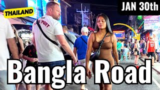 Exploring Bangla Road at Night Lively Patong Nightlife  Phuket Thailand [upl. by Calendra]