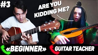 Professional GUITARIST Pretends to be a BEGINNER to Guitar Lessons PRANK 3 [upl. by Ahc782]