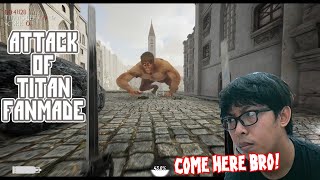 ATTACK OF TITAN FANMADE GAMEPLAY  MULTIPLAYER ONLINE [upl. by Eldin]