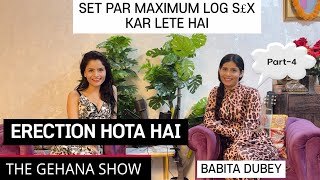 THE GEHANA SHOW  BABITA DUBEY  PART 4  HERO HEROIN SAB KAR LETE HAI  OTT  WEBSERIES  ULLU [upl. by Travax]