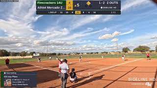 Firecrackers 14U  Athlet Mercado Zito 20241124 [upl. by Trudy502]