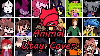 Animal but Every Turn a Different Character Sings  UTAU Cover [upl. by Thedrick]