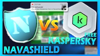 Kaspersky Free Antivirus VS Navashield Virus  Antivirus Test [upl. by Ayhdiv]