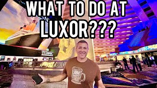 Luxor Las Vegas EVERYTHING to do [upl. by Aelahs]