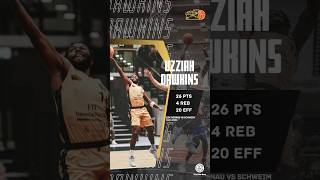 Uzziah Dawkins with 26 theygotnext uzziahdawkins lokbernau nba euroleague ballislife hoops [upl. by Bashee]