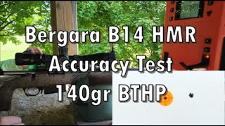 Bergara B14 HMR 65 PRC Accuracy Test [upl. by Swayder]