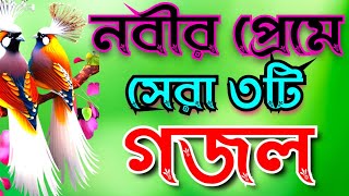 নবীর প্রেমে সেরা ৩টি গজল  Nabir Prame Top three Gojal  Bangla new Gojal  GhazalTv25 [upl. by Attiuqehs28]