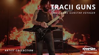 NAMM 2021 Tracii Guns Kramer Gunstar Voyager [upl. by Llenrahc]