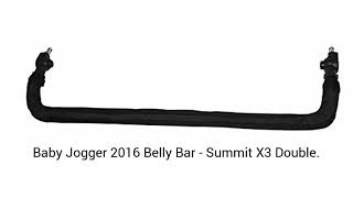 Baby Jogger 2016 Belly Bar Summit X3 Double [upl. by Alodee]