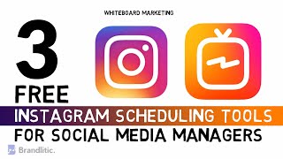 3 Best FREE Instagram Scheduler App  Tools to Schedule IGTV Posts amp Stories [upl. by Vashtee257]