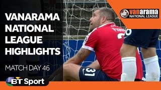 Vanarama National League Highlights Show  Matchday 46 [upl. by Lehcyar]