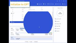 2 Simple Steps to Initialize to MBRGPT with EaseUS Partition Master [upl. by Ynnub]