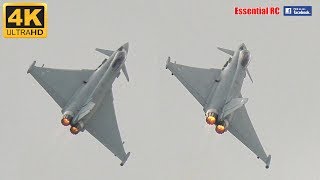 RAF Eurofighter Typhoon FGR4 at RIAT 2017 UltraHD and 4K [upl. by Relyat]