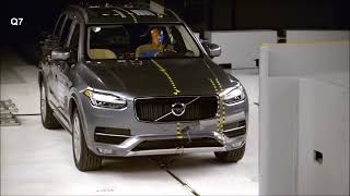 Volvo XC90 Vs Audi 07 Crash Test 2022 2023 Cars World [upl. by Trakas980]