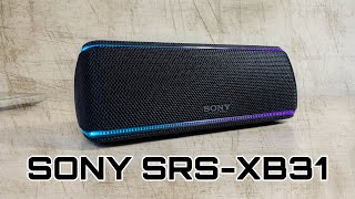 Обзор портативной колонки Sony SRSXB31Review of portable speaker Sony SRSXB31 [upl. by Telfer]