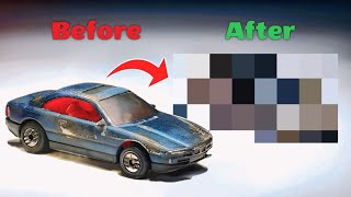 Restoration of a vintage Hot Wheels BMW 850 Full Build [upl. by Rebhun387]