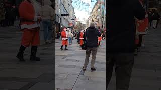 Santa Clauses are coming to Town  christmas entertainment highlights viral [upl. by Temhem]