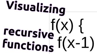 Recursion Explained Visually Step by Step [upl. by Michel]