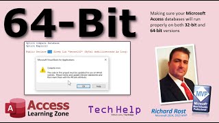 Make Your Microsoft Access Databases Safe with 32Bit and 64Bit Versions of Office PtrSafe [upl. by Aicilef818]