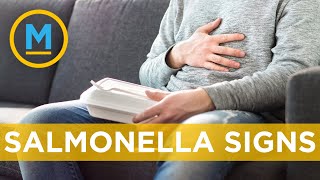 How to spot the signs you have salmonella poisoning  Your Morning [upl. by Montanez]