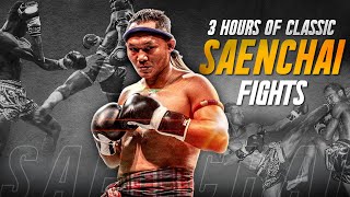 3 Hours Of CLASSIC SAENCHAI Fights [upl. by Tuppeny470]