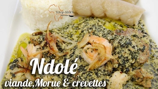 Ndolé à la viande morue et crevettes [upl. by Salot82]