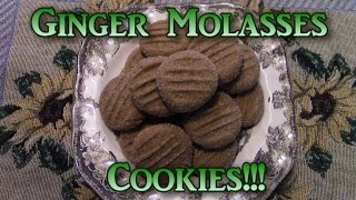 Ginger Molasses Cookies [upl. by Genni642]