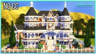 Sims 4 Speed Build  Bright Victorian Mansion  Kate Emerald [upl. by Ainoet]