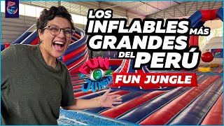 LOS INFLABLES MÁS GRANDES DEL PERÚ  FUN JUNGLE  Ariana Bolo Arce [upl. by Enajaras74]