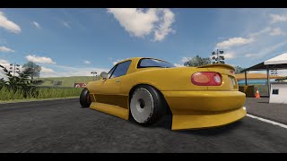 Miata drift 4 LAPS [upl. by Anihsak]