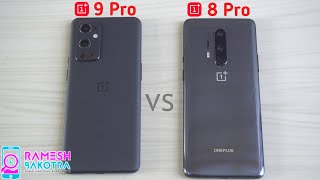 OnePlus 9 Pro vs OnePlus 8 Pro SpeedTest and Camera Comparison [upl. by Ehcnalb]