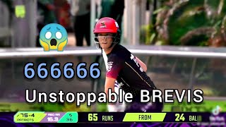 dewald BREVIS wonderful batting in CPL  6 sixes [upl. by Zabrina]