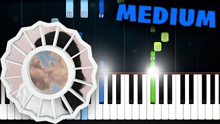 Mac Miller  Congratulations  Piano Tutorial MEDIUM [upl. by Siurad]