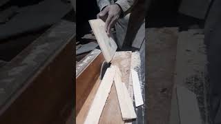 cutting wooden door craftsman process [upl. by Enoed946]