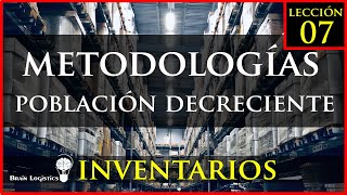 Metodología de Conteos Cíclicos Población en Disminución o Decreciente [upl. by Akiemahs]