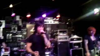 Ronnie Radke hits me in the face with mic [upl. by Oisorbma325]