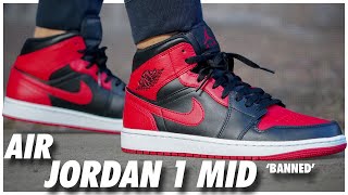 Air Jordan 1 Mid Banned [upl. by Euphemie]